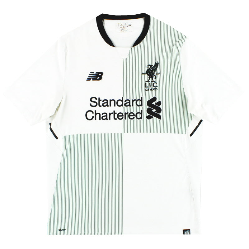 2017-18 Liverpool New Balance '125 Years' Away Shirt M