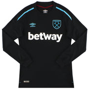 2017-18 West Ham Umbro Away Shirt L/S *Mint* S