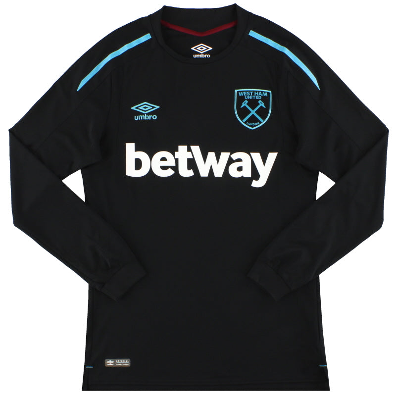 2017-18 West Ham Umbro Away Shirt L/S *Mint*