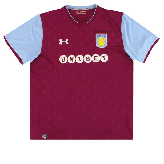 2017-18 Aston Villa Under Armour Home Shirt XXXL