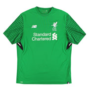 2017-18 Liverpool New Balance '125 Years' Goalkeeper Shirt XL