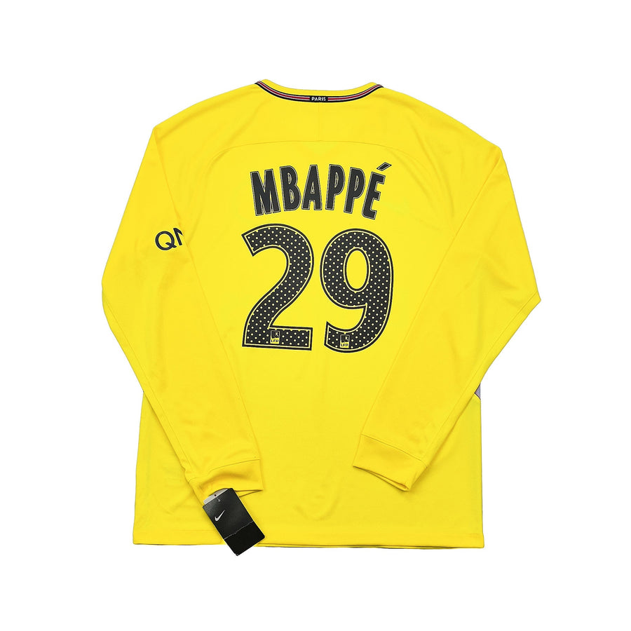 2017/18 PSG Mbappe #29 *BNWT with Defects* L/S Away Shirt (M) Nike