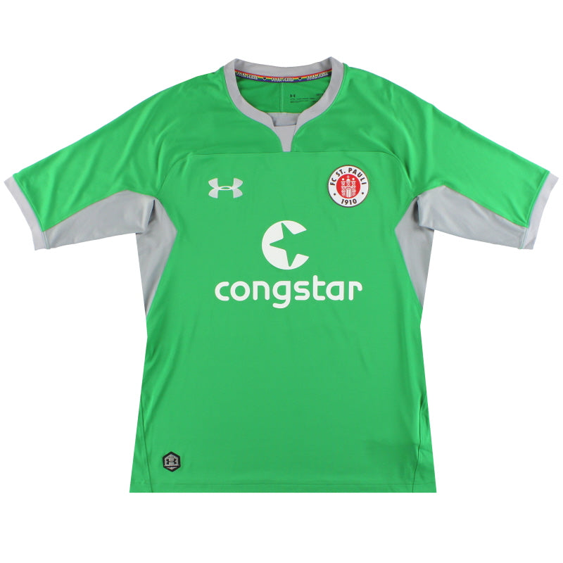 2018-19 FC St. Pauli Under Armour Goalkeeper Shirt *As New* L