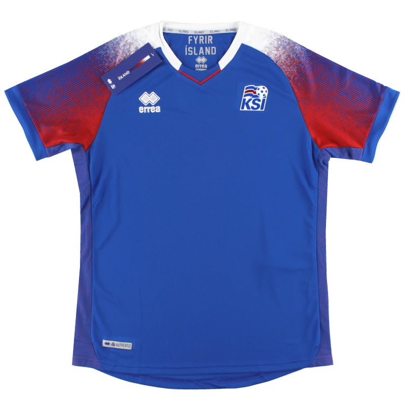 2018-19 Iceland Errea Home Shirt *w/tags* L