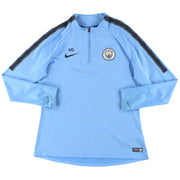 2018-19 Manchester City Nike Player Issue 1/4 Zip Training Top 'HS' M