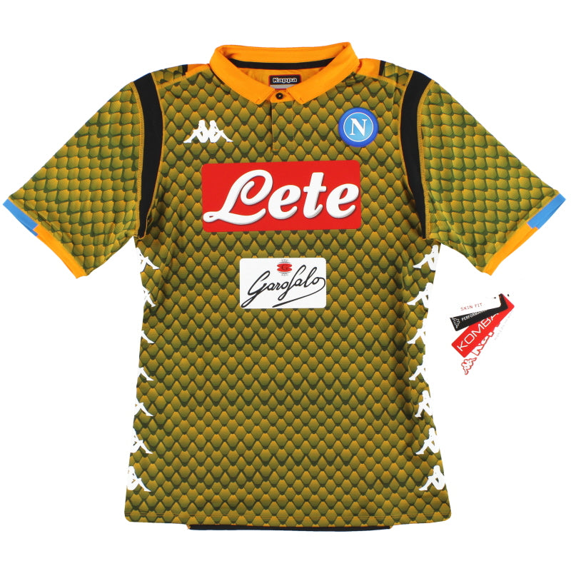 2018-19 Napoli Kappa Kombat Goalkeeper Shirt *BNIB* M