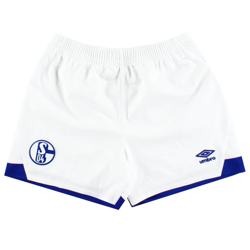 2018-19 Schalke Umbro Home Shorts *As New* 6-7 Years