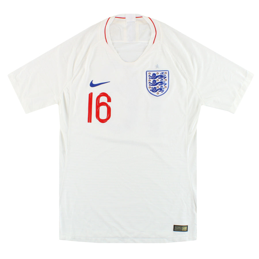 2018-19 England Nike Player Issue Home Shirt #16 L