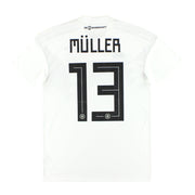 2018-19 Germany adidas Home Shirt Muller #13 S