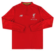 2018-19 Liverpool New Balance 1/4 Zip Training Top M
