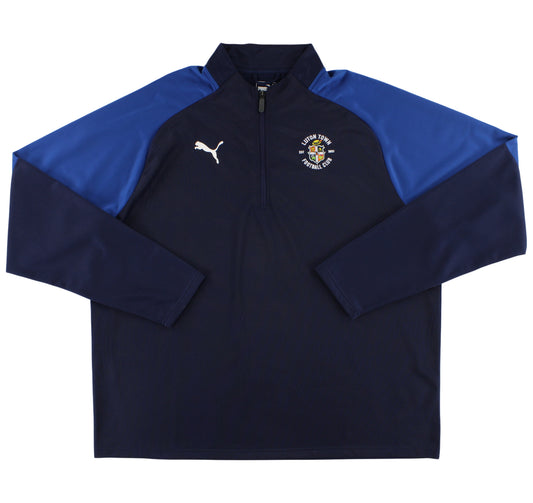 2018-19 Luton Town Puma 1/4 Zip Training Top XXXL
