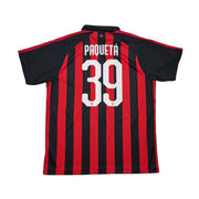 2018/19 AC Milan Paqueta #39 Home Shirt (XL) Adidas