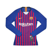2018/19 Barcelona *Player Issue* BNWT L/S Home Shirt (S) Nike