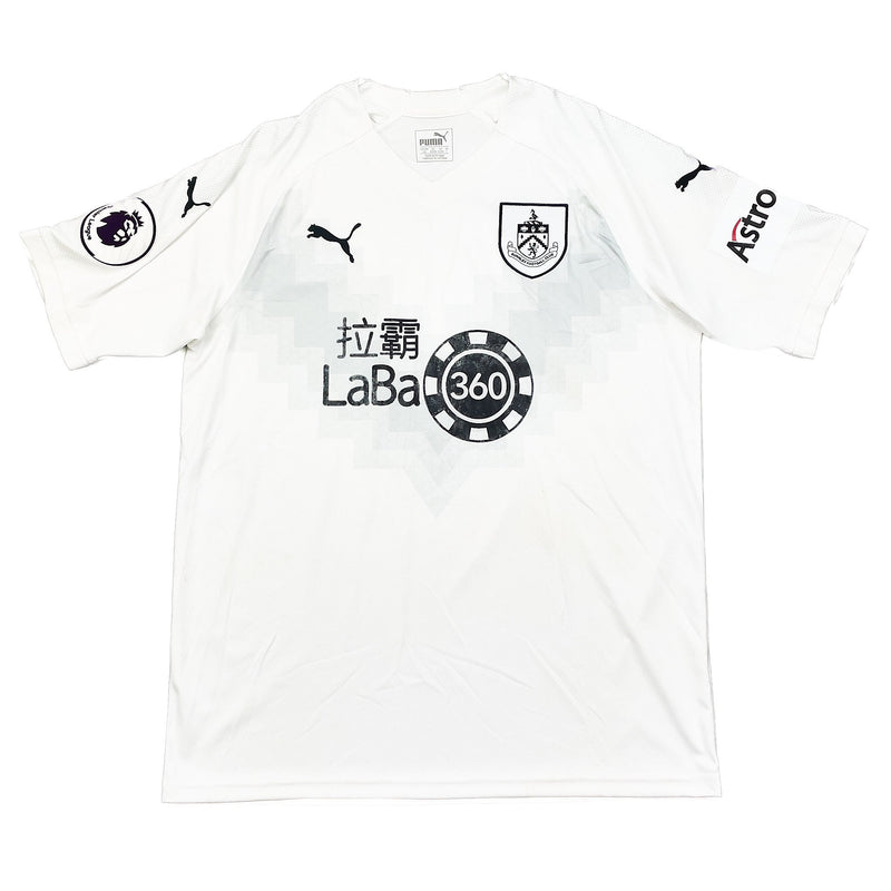 2018/19 Burnley Tarkowski #5 *Match Worn* Away Shirt (L) Puma