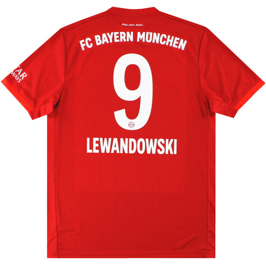 2019-20 Bayern Munich adidas Home Shirt Lewandowski #9 L.Boys XL