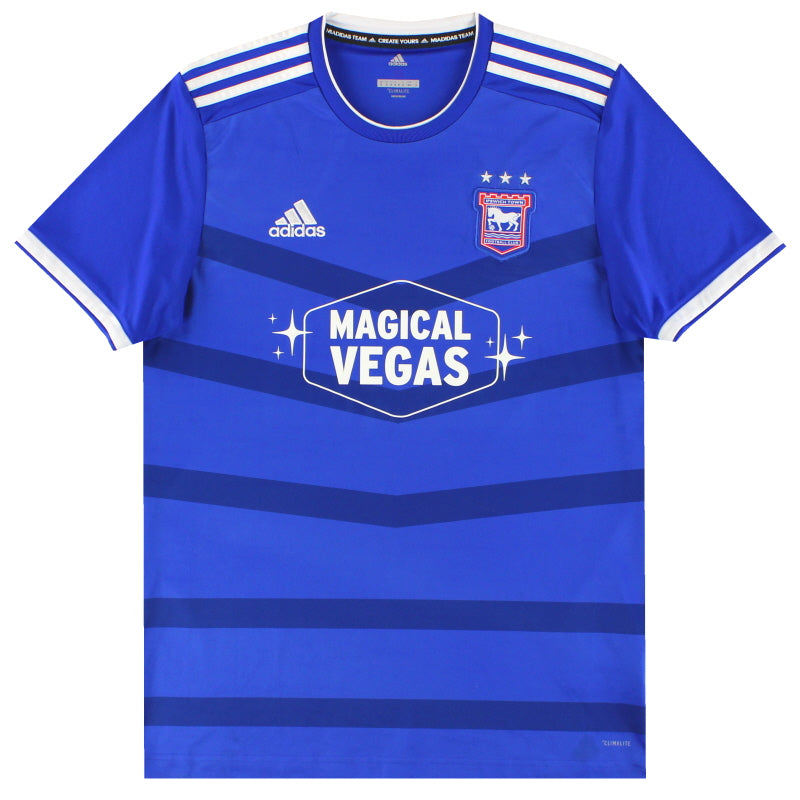 2019-20 Ipswich adidas Home Shirt L