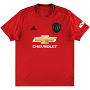 2019-20 Manchester United adidas Home Shirt L