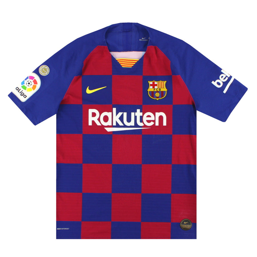 2019-20 Barcelona Player Issue Vaporknit Home Shirt M