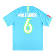 2019-20 Wolfsburg II Nike Match Issue Away Shirt #6 L