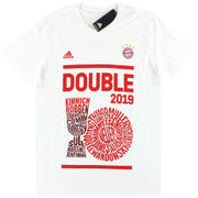 2019 Bayern Munich adidas Double Winners Tee *BNIB* S