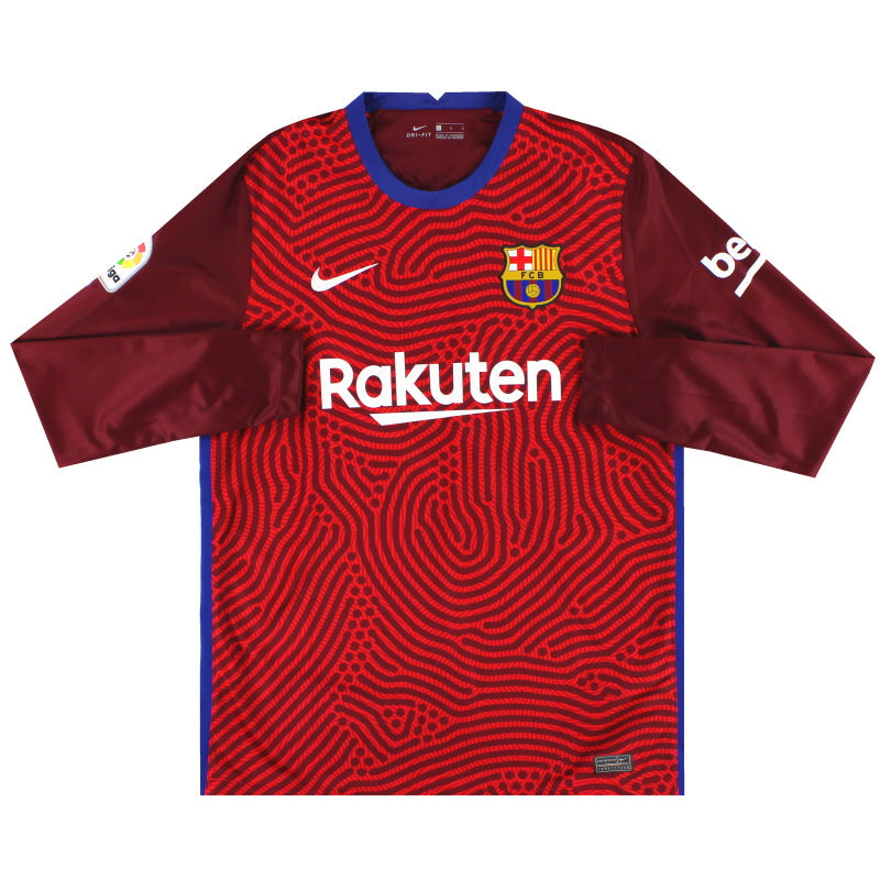 2020-21 Barcelona Nike Goalkeeper Shirt *Mint* L