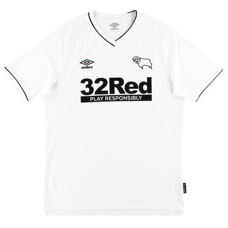 2020-21 Derby County Umbro Home Shirt M