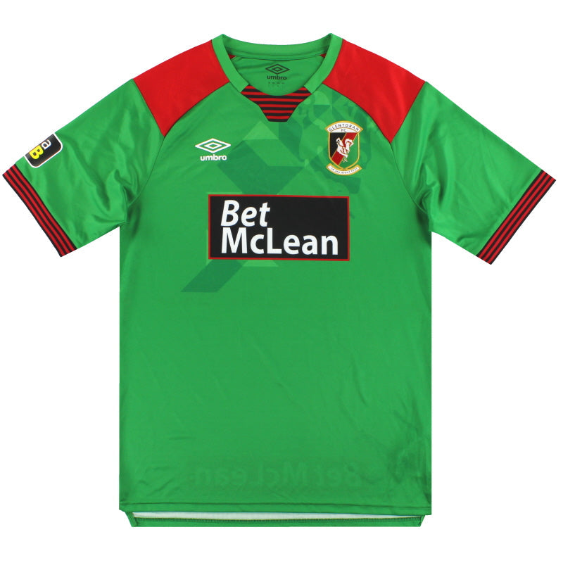2020-21 Glentoran Umbro Home Shirt *As New* S