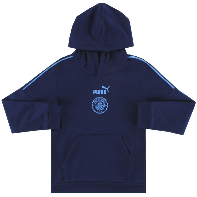 2020-21 Manchester City Puma FTBL Culture Hoodie *BNIB* Youth XXS