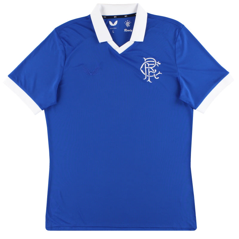 2020-21 Rangers Castore Retro Home Shirt *As New* XL
