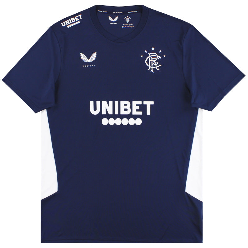 2020-21 Rangers Castore Training Shirt *As New* XXXL