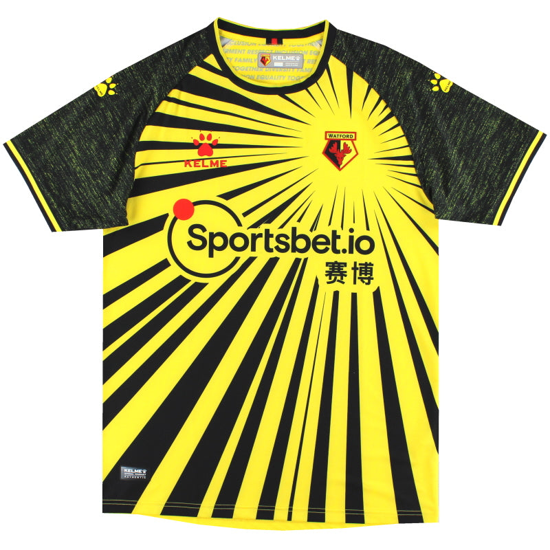2020-21 Watford Kelme Home Shirt M