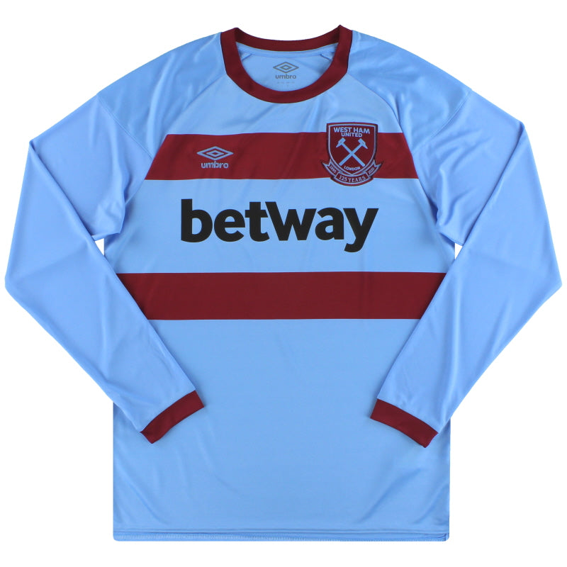 2020-21 West Ham Umbro '125 Years' Away Shirt L/S S