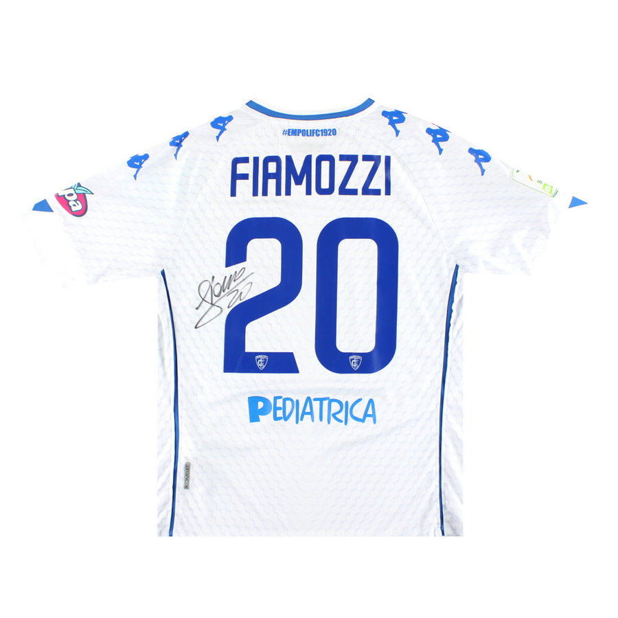2020-21 Empoli Kappa Kombat 'Signed' Player Issue Away Shirt Fiamozzi #20 L