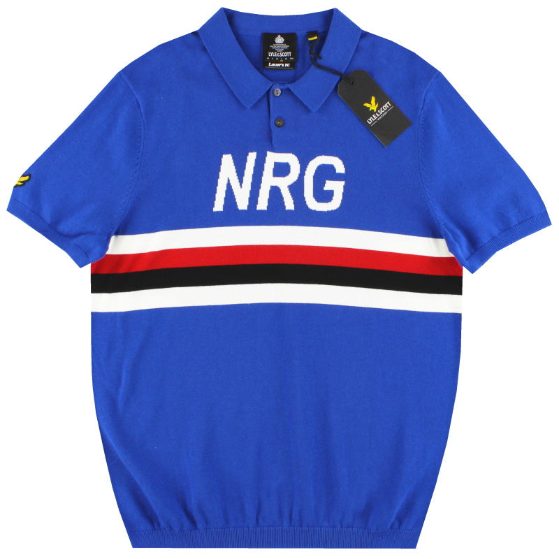 2020 Lyle and Scott x Lovers FC Sampdoria Chest Stripe Polo *BNIB* S