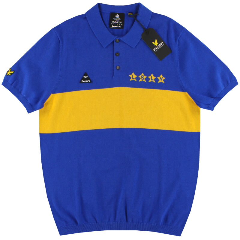 2020 Lyle and Scott x Lovers FC Boca Juniors Polo Shirt *BNIB* XS