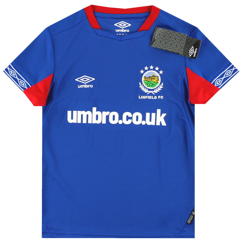 2021-22 Linfield Umbro Home Shirt *w/tags* S.Boys
