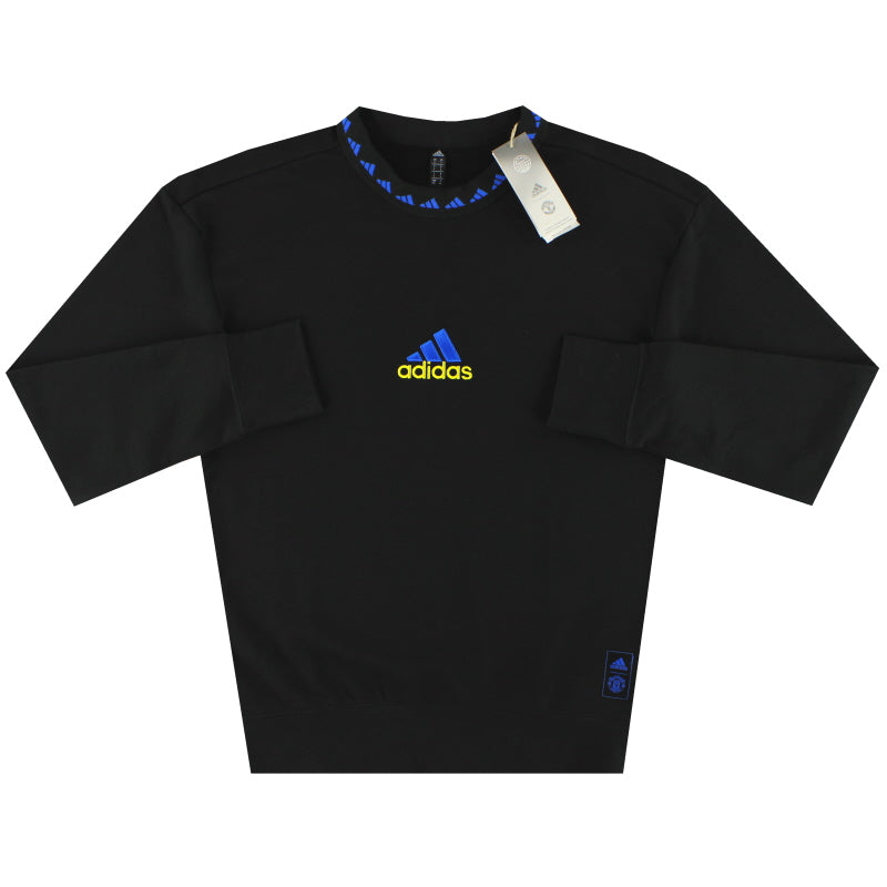 2021-22 Manchester United adidas Icon Crew Neck Sweatshirt *BNIB* XS