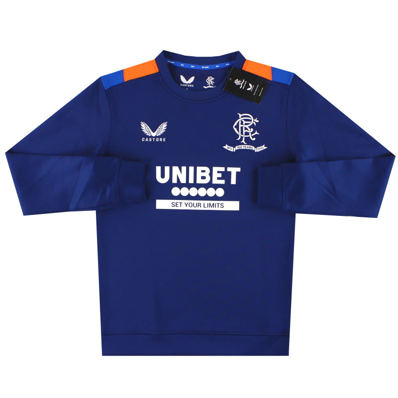 2021-22 Rangers '150 Year Anniversary' Castore Matchday Sweatshirt *BNIB* S