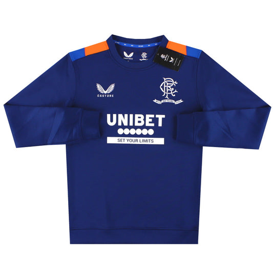 2021-22 Rangers '150 Year Anniversary' Castore Matchday Sweatshirt *BNIB* M