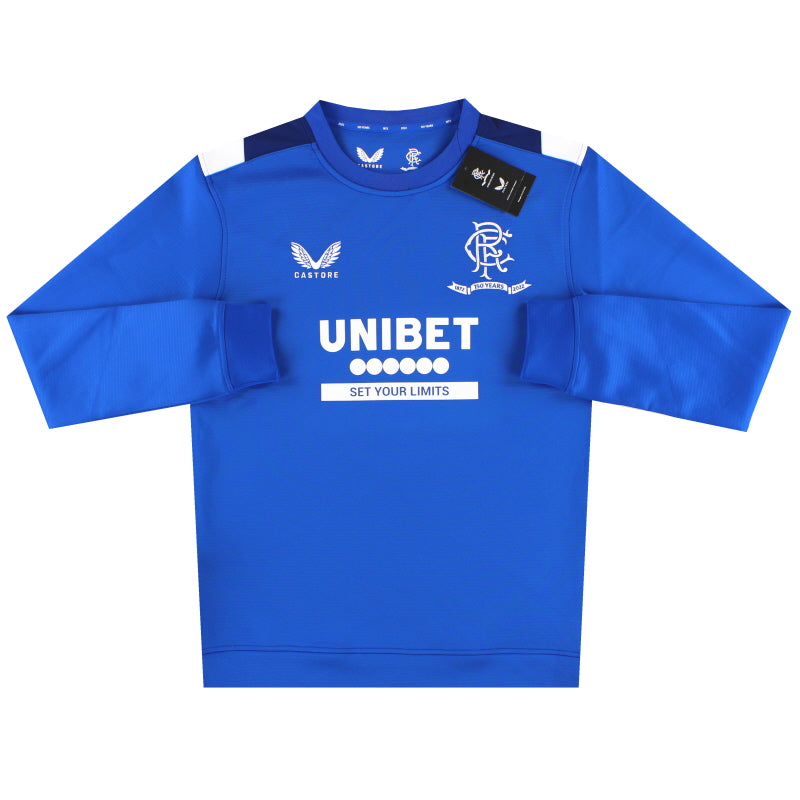 2021-22 Rangers '150 Year Anniversary' Castore Training Sweatshirt *BNIB* M