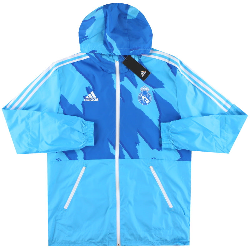 2021-22 Real Madrid adidas Windbreaker *BNIB* L