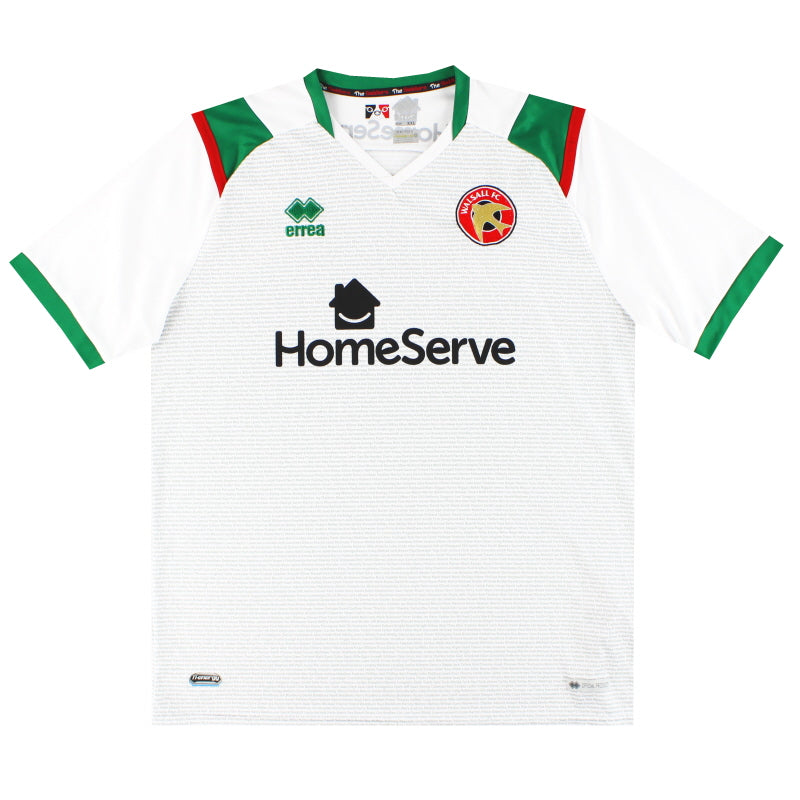 2021-22 Walsall Errea Third Shirt XXL
