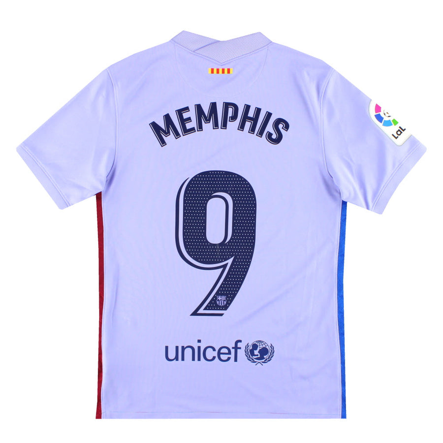 2021-22 Barcelona Nike Away Shirt Memphis #9 S