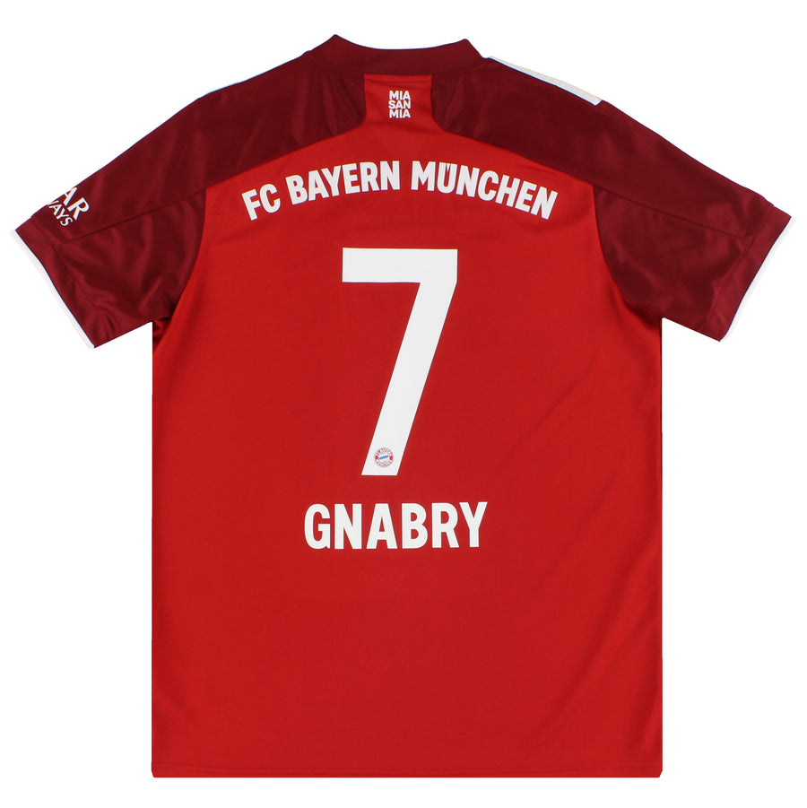 2021-22 Bayern Munich adidas Home Shirt Gnabry #7 L