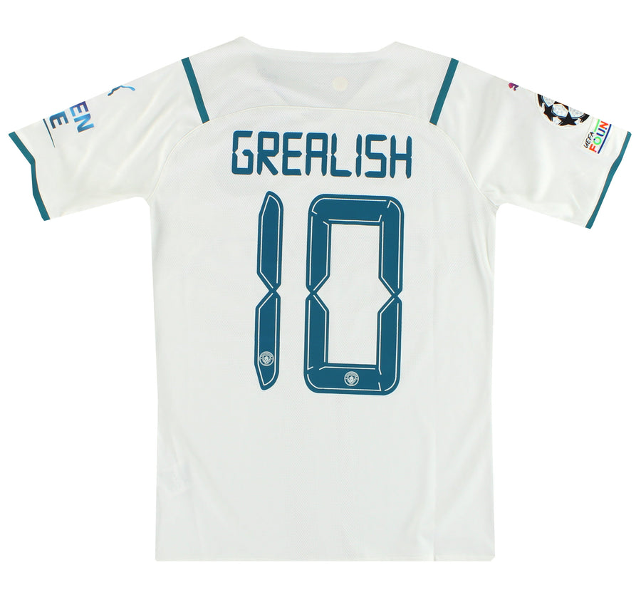 2021-22 Manchester City Puma Player Issue Away Shirt Grealish #10 S