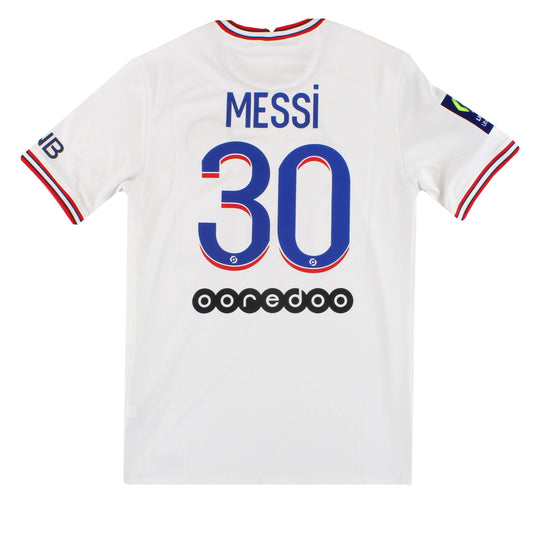 2021-22 Paris Saint-Germain Nike x Air Jordan Fourth Shirt Messi #30 S