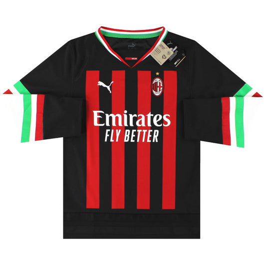 2022-23 AC Milan Puma Oversized Winter Shirt *w/tags* XS
