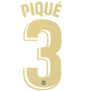 2022-23 Barcelona Pique #3 Home Name Set *BNIB* L