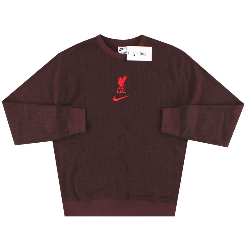2022-23 Liverpool Nike NSW Club Crew Sweatshirt *BNIB* S