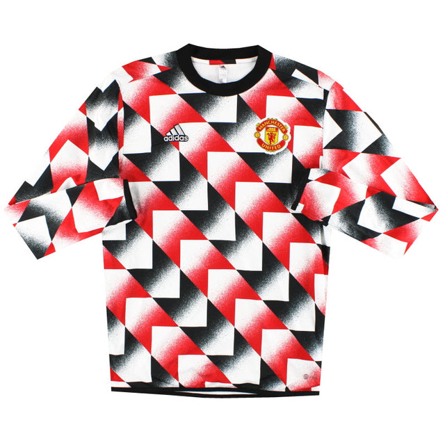 2022-23 Manchester United adidas Pre Match Warm Up Sweatshirt M